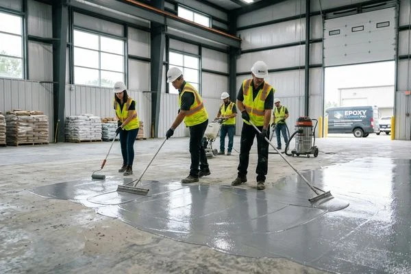 Epoxy & Urethane Flooring Detroit project 1