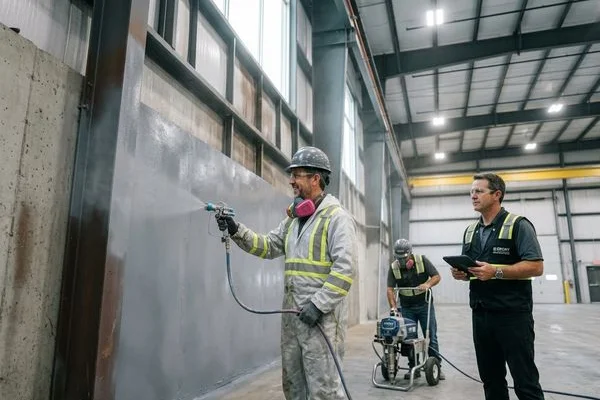 Industrial Painting & Wall Coatings Detroit project 2
