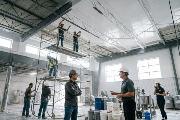 Industrial Painting & Wall Coatings Detroit project 3