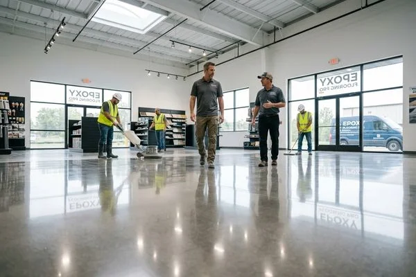 Polished Concrete Detroit project 4