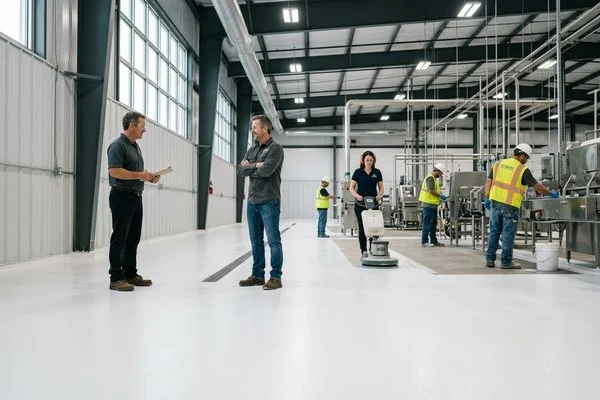 Food & Beverage Flooring Detroit after