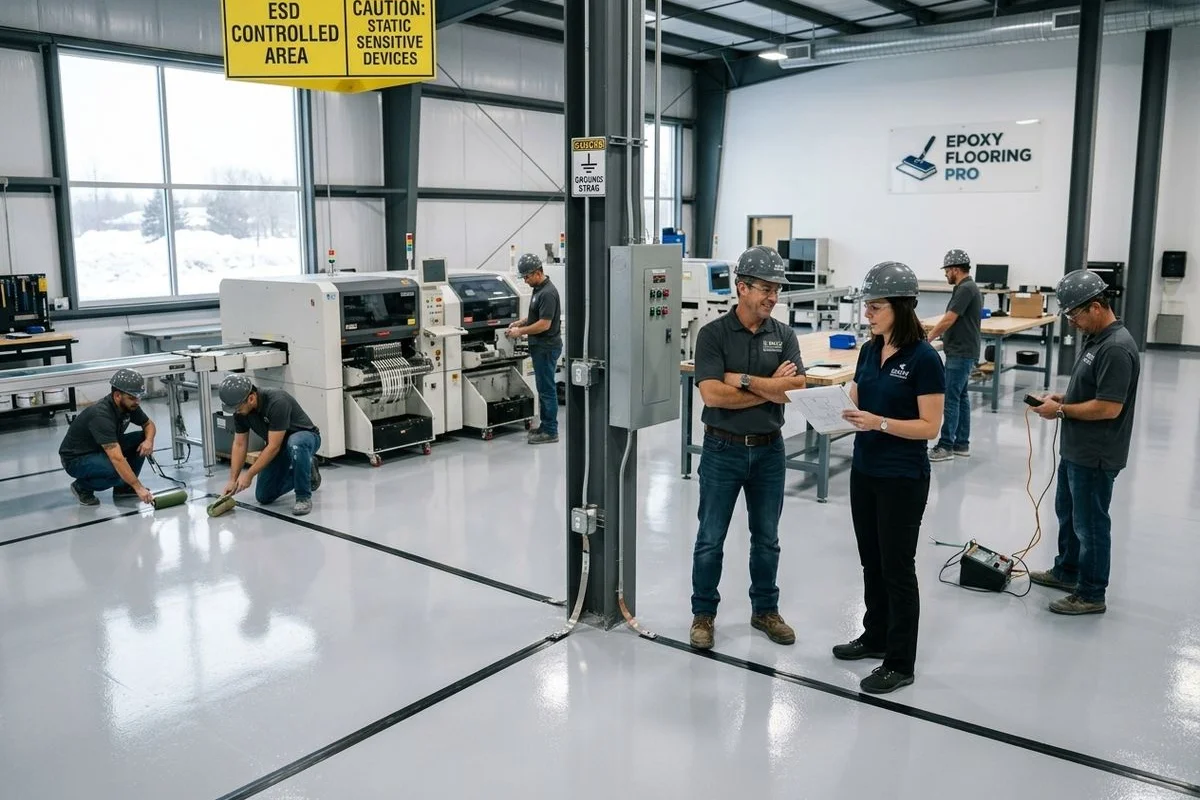 ESD & Conductive Flooring Detroit